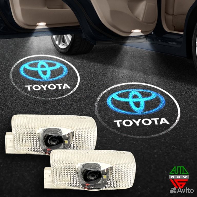 Штатная подсветка дверей Тойота Королла - Toyota C