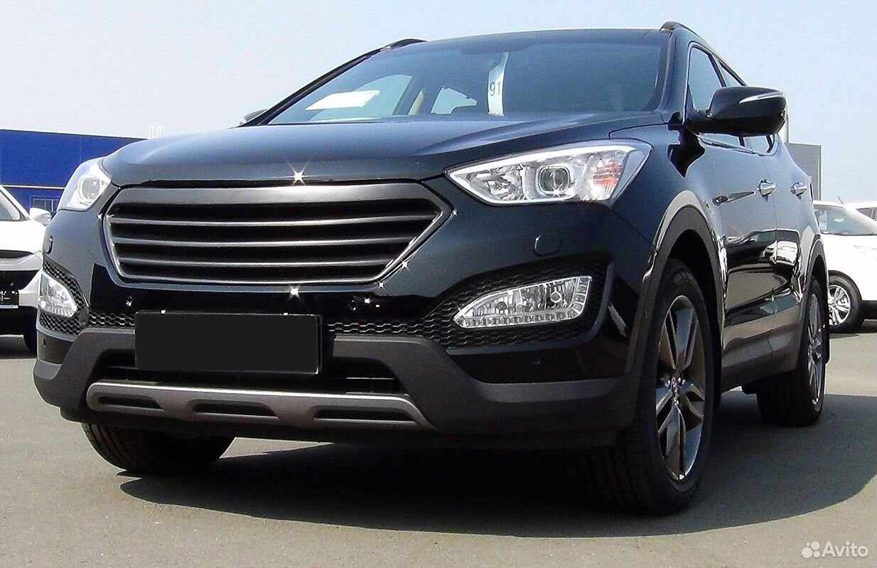 Решетка радиатора Hyundai Santa Fe (1 тип)