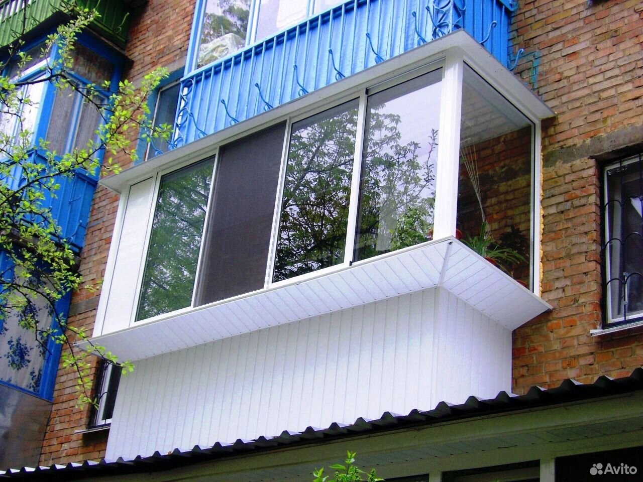 Алюминиевые балконы фото.
