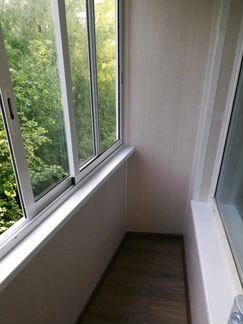 Остекление и отделка балконов. Окна пвх