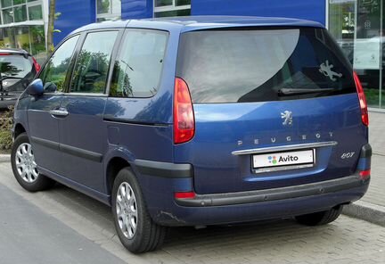 Peugeot 807 2.0 AT, 2003, минивэн, битый