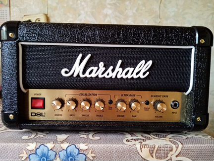Ламповый гитарный усилитель. Marshall DSL1 head