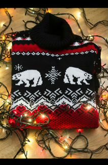Тёплый свитер с оленями/медведями