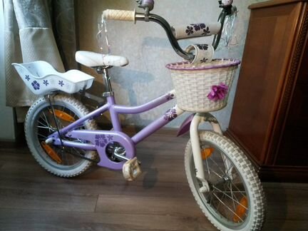 Детский велосипед для девочки giant 16