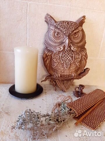 Панно из дерева бук, размер 27х16х3,3 см