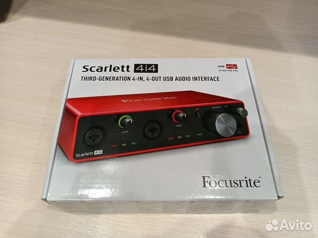 Звуковая карта focusrite scarlett 4i4