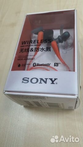 Наушники Sony MDR-AS 600 BT оранжевый