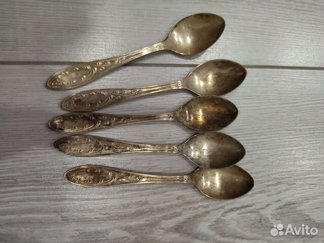Ложки кофейные СССР мельхиор 1970 годов