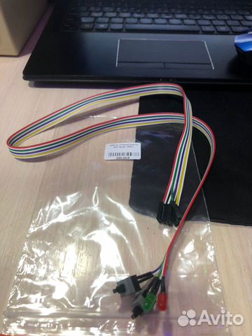 Кабель питания для пк вкл/выкл 65см
