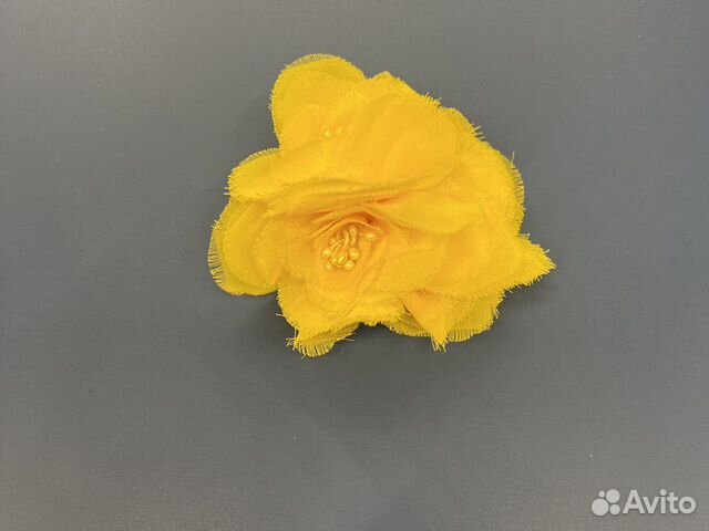 Брошка тканевая