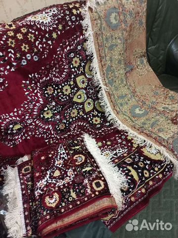 Комплект на мягкую мебель(покрывало+2 накидки)