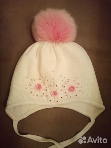 Шапка зимняя Польша 50-52 р-р на 6-8 лет