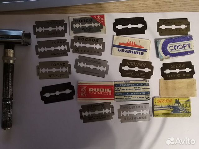 Лезвия для бритвы хх век