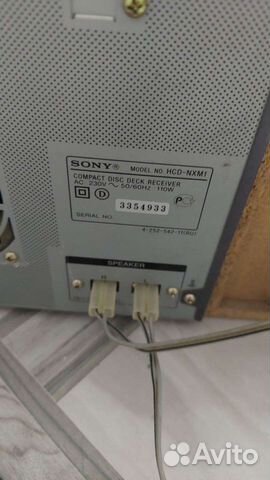 Музыкальный центр sony mhc nxm 1 (не рабочий)