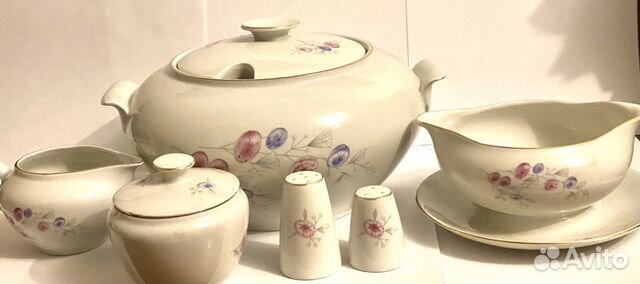 Набор посуды weisswasser фарфор из гдр