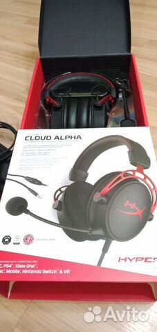 Игровые наушники HyperX Cloud Alpha Red (HX-hsca-R купить в Ижевске |  Бытовая электроника | Авито
