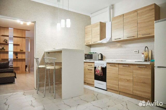 

1-к. квартира, 54 м², 2 кровати
