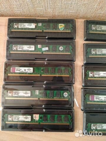 DDR2 800 Kingston один модуль 2 Гб в наличии 10 шт