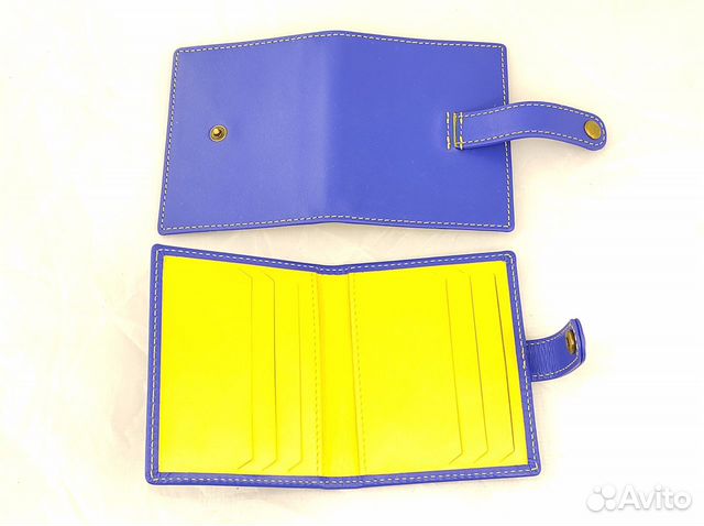 Экранирующиая визитница из кожи для 8 банк.карт