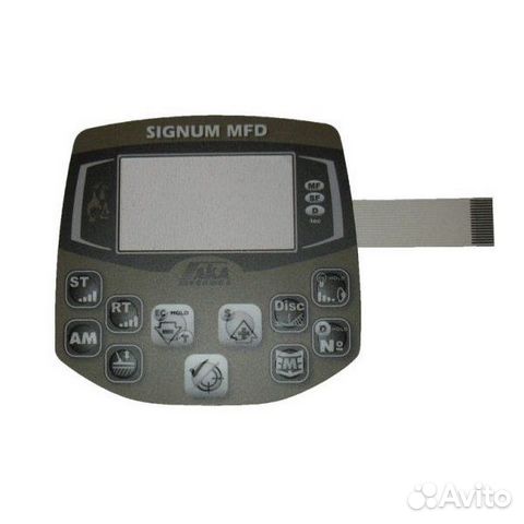 Наклейка на панель управления ака Сигнум 7272М мфд