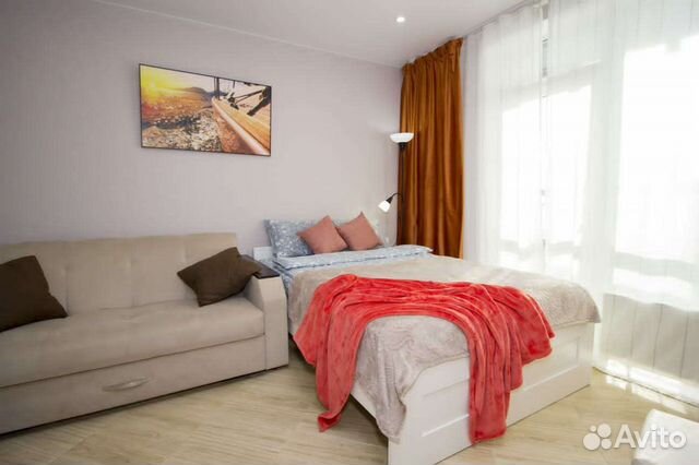 

Квартира-студия, 27 м², 2 кровати