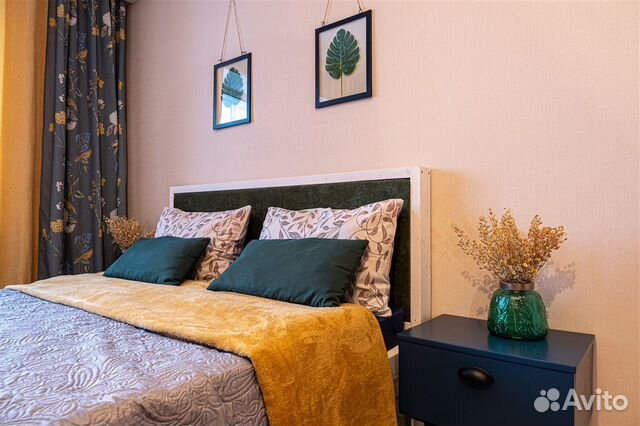

1-к. квартира, 52 м², 2 кровати