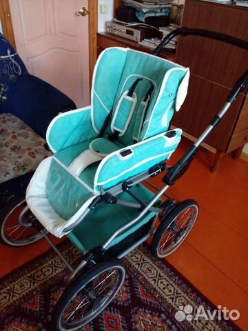 Детская коляска, три в одном