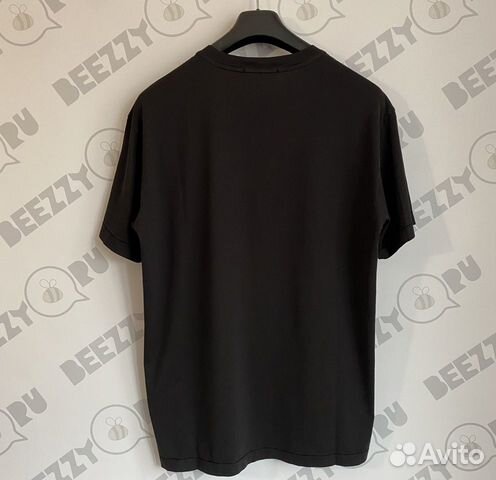 Футболка stone island 60/2 cotton jersey TEE black