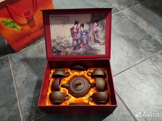 Китайский чайный сервиз, барабаны традиционные