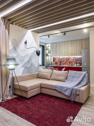 

Квартира-студия, 50 м², 2 кровати