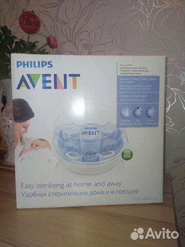 Паровой стерилизатор для микроволновой печи Avent