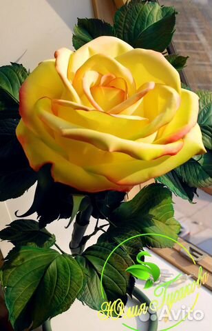 Торшер настольный Роза 