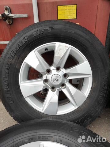 Колёса 265/65 R17 Toyota Prado 150