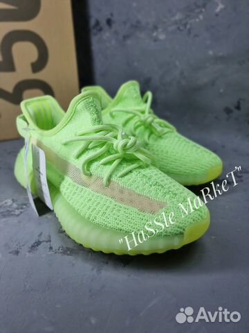 Кроссовки Унисекс Adidas Yeezy Boost 350 Glow36-45