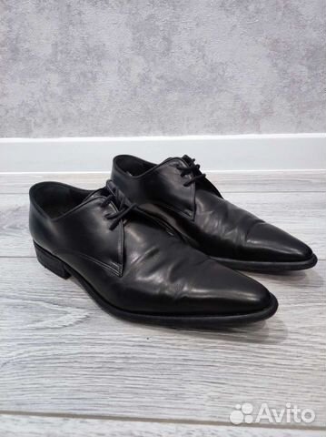 Мужские кожаные туфли strada(италия). 41 размер