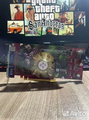 Видеокарта PCI-E GeForce 9800 GT 512MB, обслужена