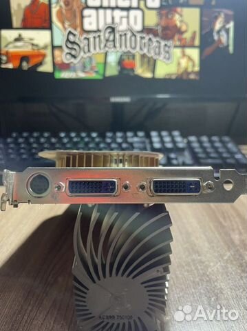 Видеокарта PCI-E GeForce 9800 GT 512MB, обслужена