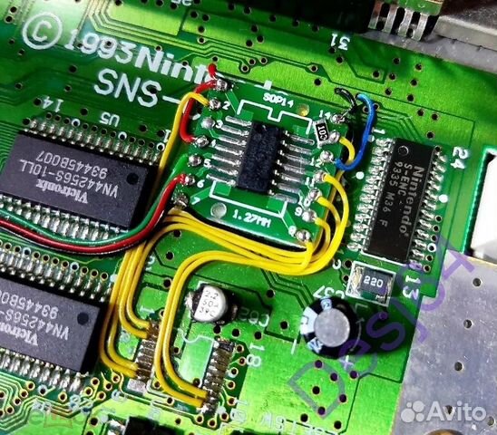 Super Nintendo snes supercic Региональный мод чип