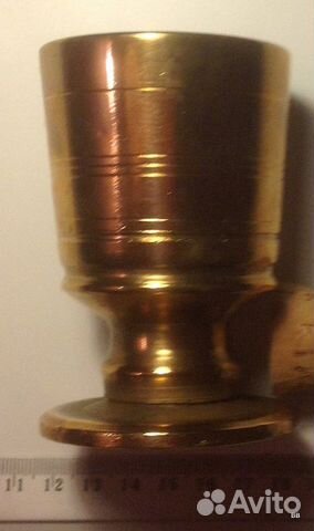 Рюмка бронза