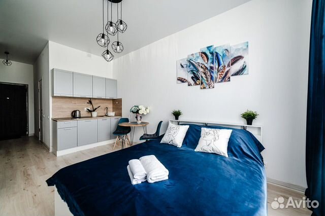 

Квартира-студия, 27 м², 2 кровати
