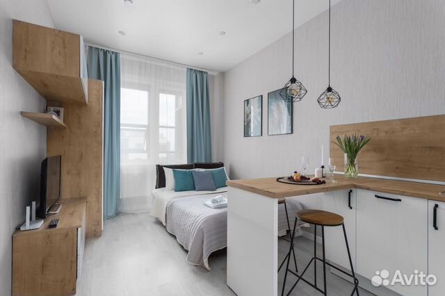 

Квартира-студия, 25 м², 1 кровать