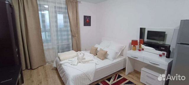 

Квартира-студия, 33 м², 1 кровать