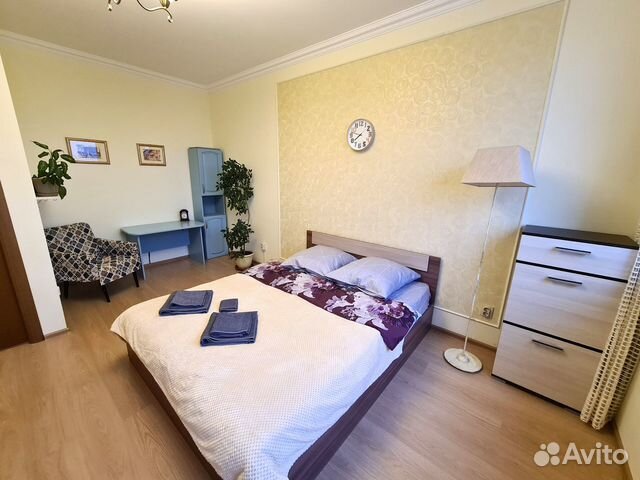 

1-к. квартира, 44 м², 2 кровати