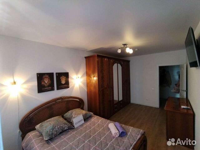 

1-к. квартира, 38,6 м², 2 кровати