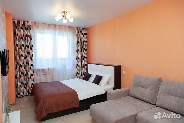 

1-к. квартира, 40 м², 2 кровати