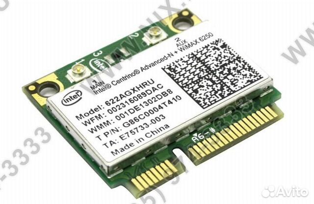 WiFi mini Pci-e для ноутбука Intel 622agxhru