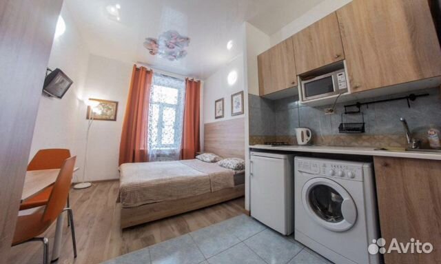 

Квартира-студия, 17 м², 1 кровать