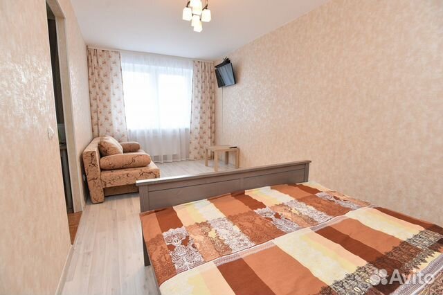 

1-к. квартира, 42 м², 2 кровати