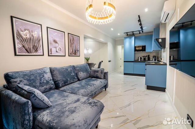 

1-к. квартира, 56 м², 2 кровати