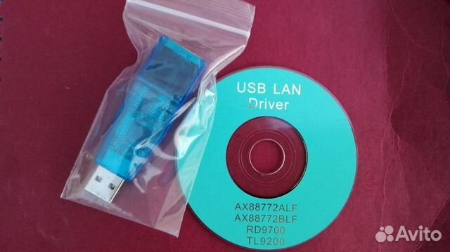Адаптер (переходник, сетевая карта) RJ45 на USB LA